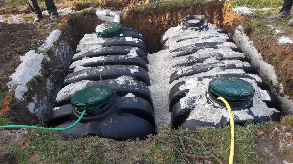 assainissement collectif près de La Brède